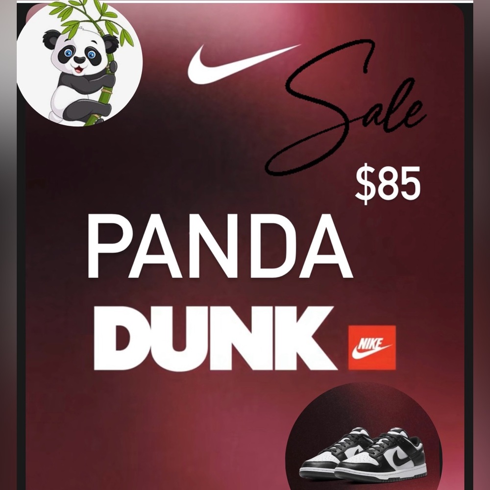 Nike Men's Dunk Low Retro Panda Black/White